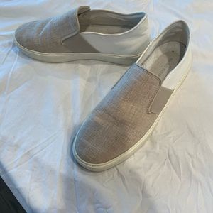 Marc Fisher Linen Slip On Sneakers